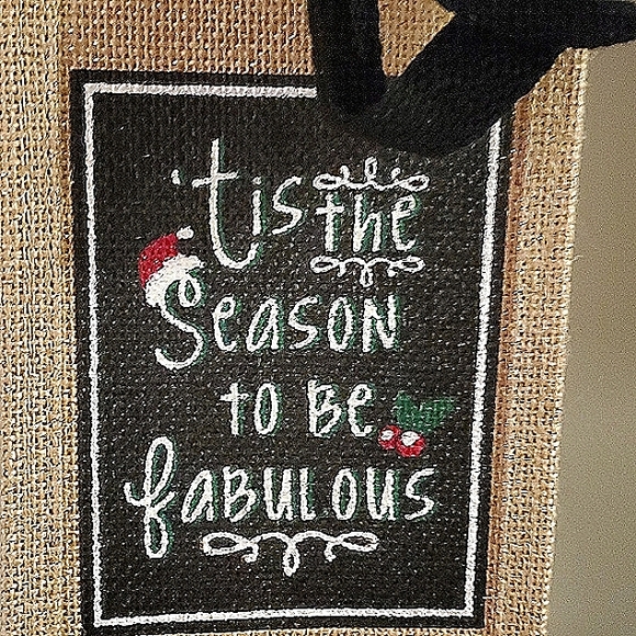 Wine Bag Filled with Goodies For Christmas - Picture 6 of 10